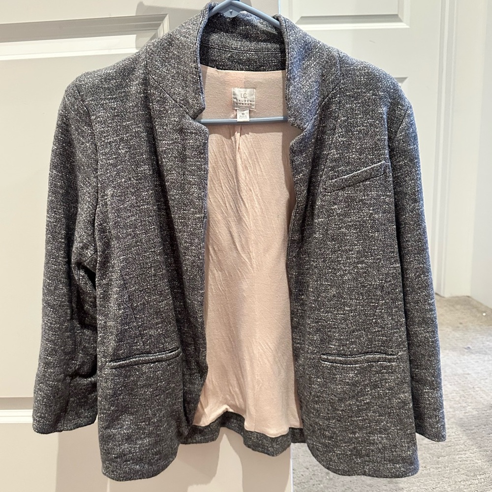 ✨ Size 10 ✨ LC Lauren Conrad Heather Grey Blazer